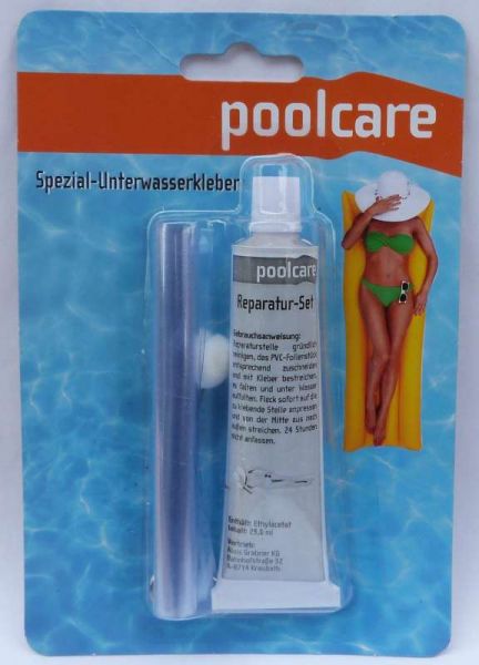 Folienreparatur-Set Poolcare Spezial-Unterwasserkleber POOL / Teich (9593#