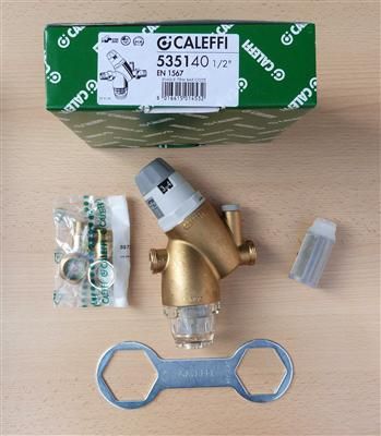 Druckminderer mit Filter 1/2&quot; Caleffi 535140 + Ersatzfilter + Manometer (7906#