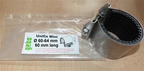 Edelstahl Dichtschellen Unifix Mini 60 - 64 mm von Gebo (7207#