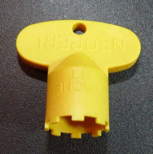 Perlatorschlüssel® Serviceschlüssel Caché TT gelb passend für 16,5x1 (6779#