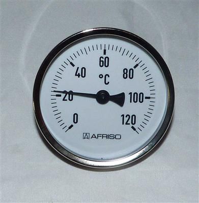 Magnet - Anlegethermometer Ø 80mm / 0°C bis 120°C (7636#