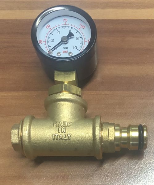 Wasserdruckprüfadapter =&gt; Überprüfung Hauswasserdruck (11697#