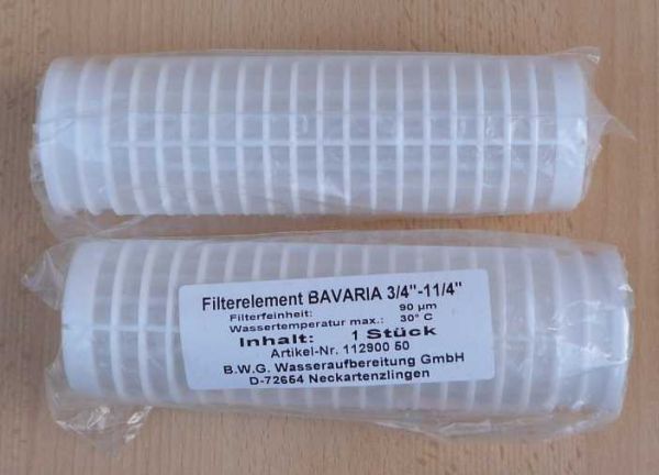 Ersatzfilter Bavaria 90ym passend für 3/4&quot;bis1 1/4 2 Stück (8803#
