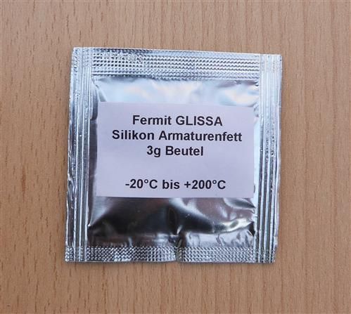 Fermit GLISSA Silikon Armaturenfett 3g Beutel -20°C bis +200°C (7916#