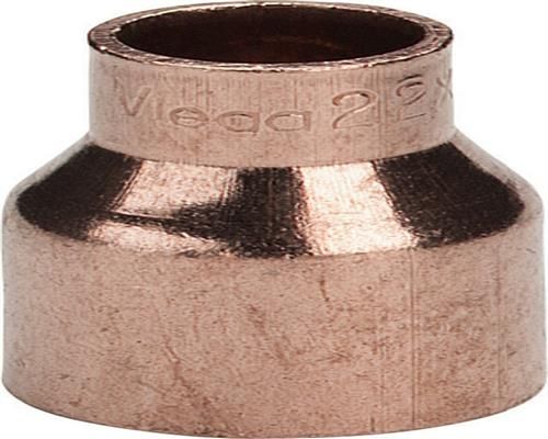 (628#) Kupfer Absatznippel /I-A/22 x 10 mm/DVGW zugel.